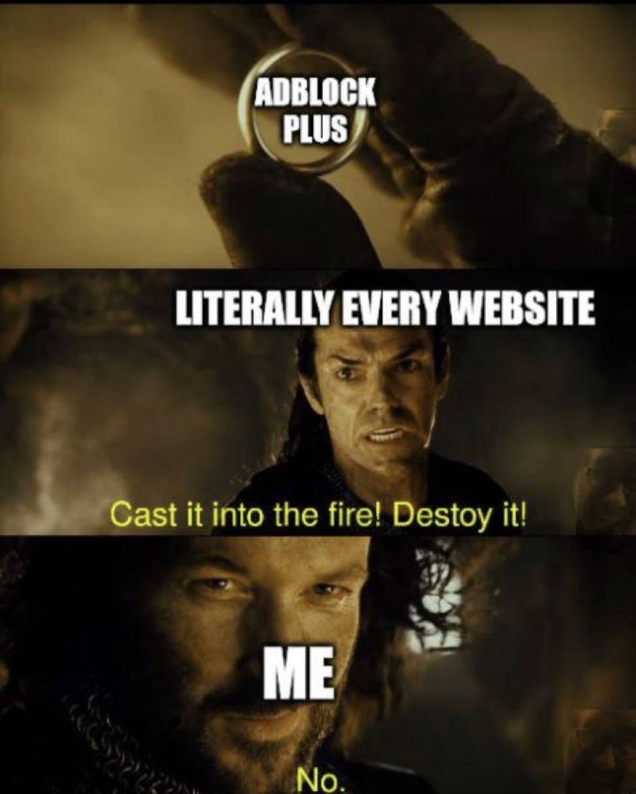Adblock Plus meme