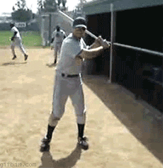 Baseball bat like a boss