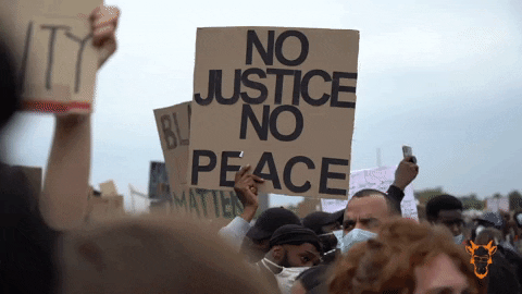 Black Lives Matter Peace GIF By The Goat Agency