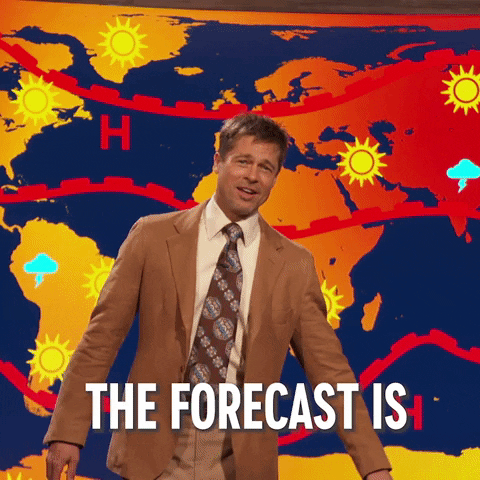 Bradd Pitt Weather Forecast We are all going to die