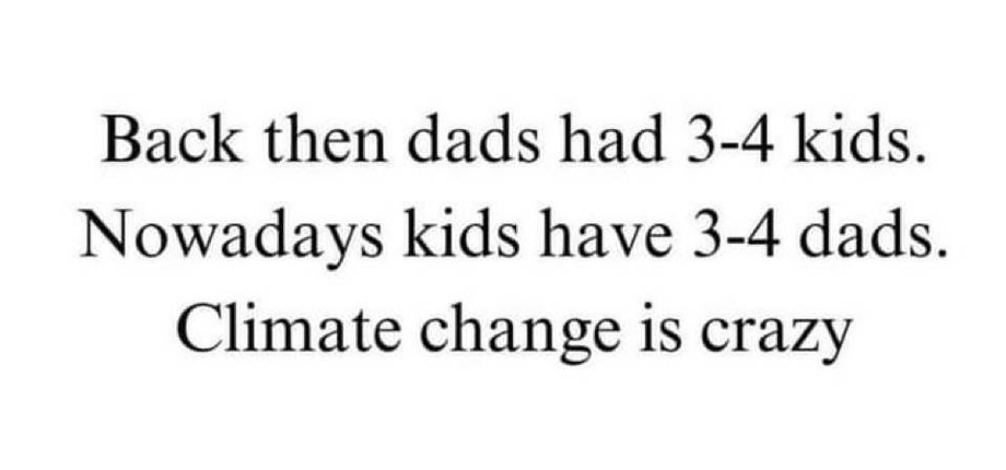 Climate change effect on families