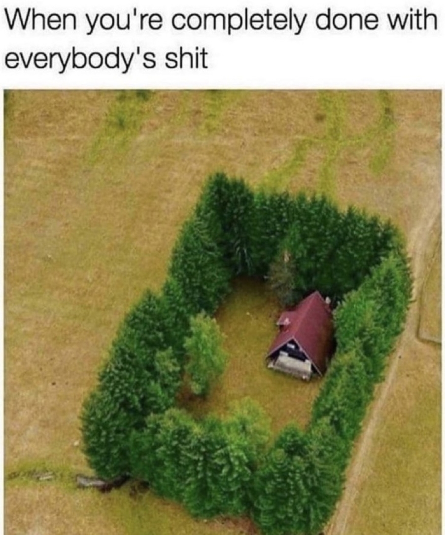 Completely done with everybody