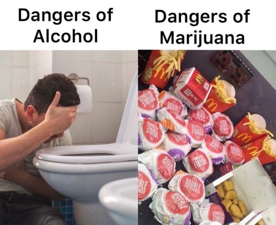 Dangers of Alcohol vs. Dangers of Marijuana