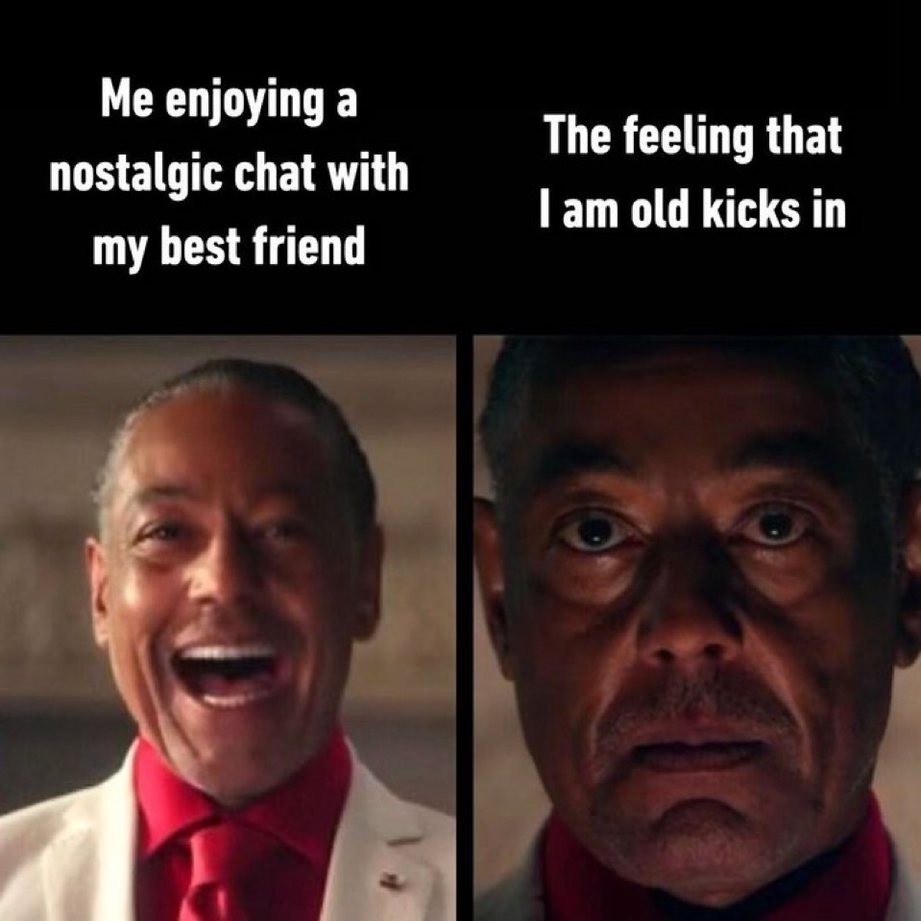 Feeling that I am old meme