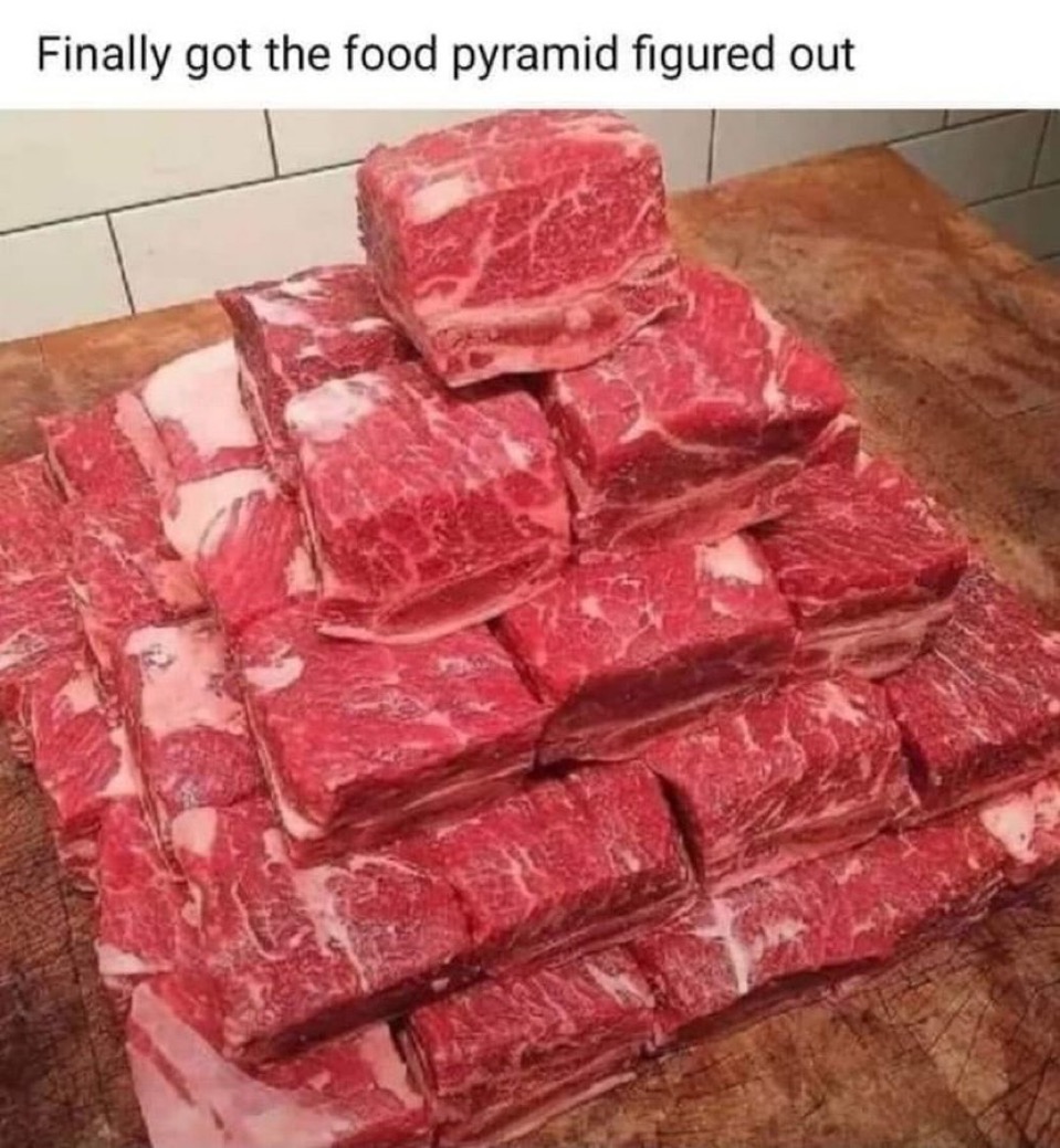 Finally got the food pyramid figured out