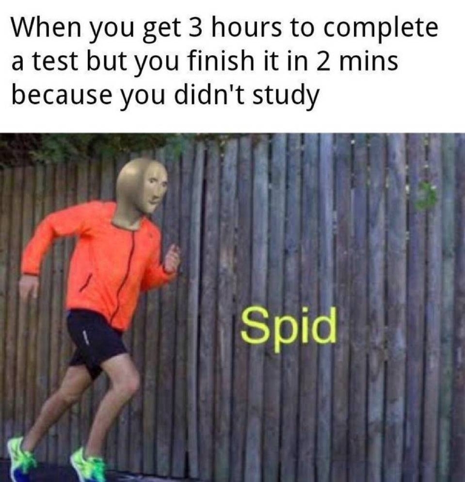 Finishing test early