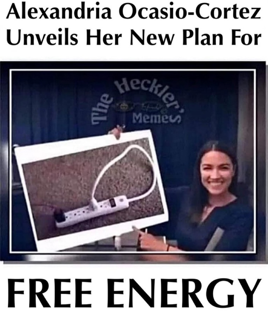 Free energy plan by Alexandria Ocasio-Cortez