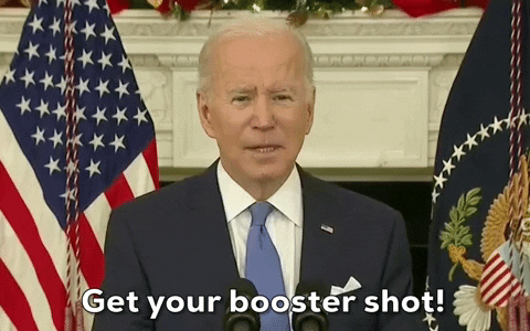 Get your booster shot Joe Biden