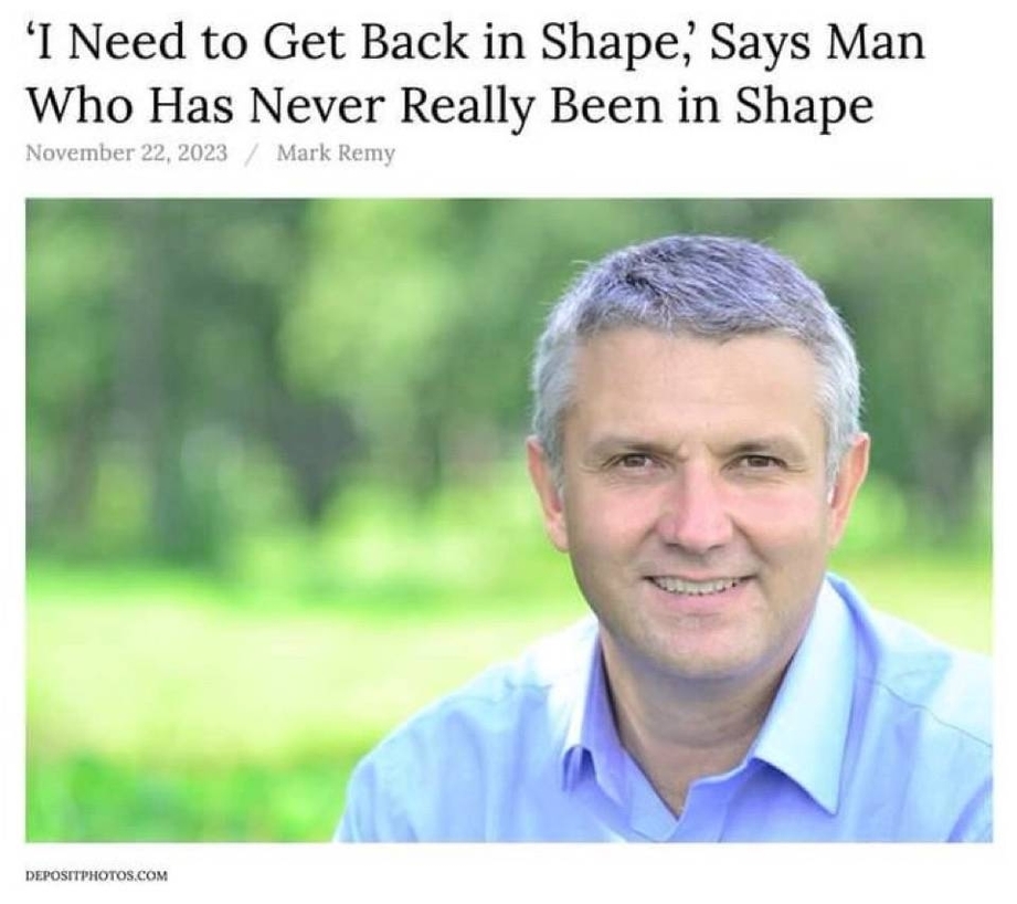 Getting back in shape