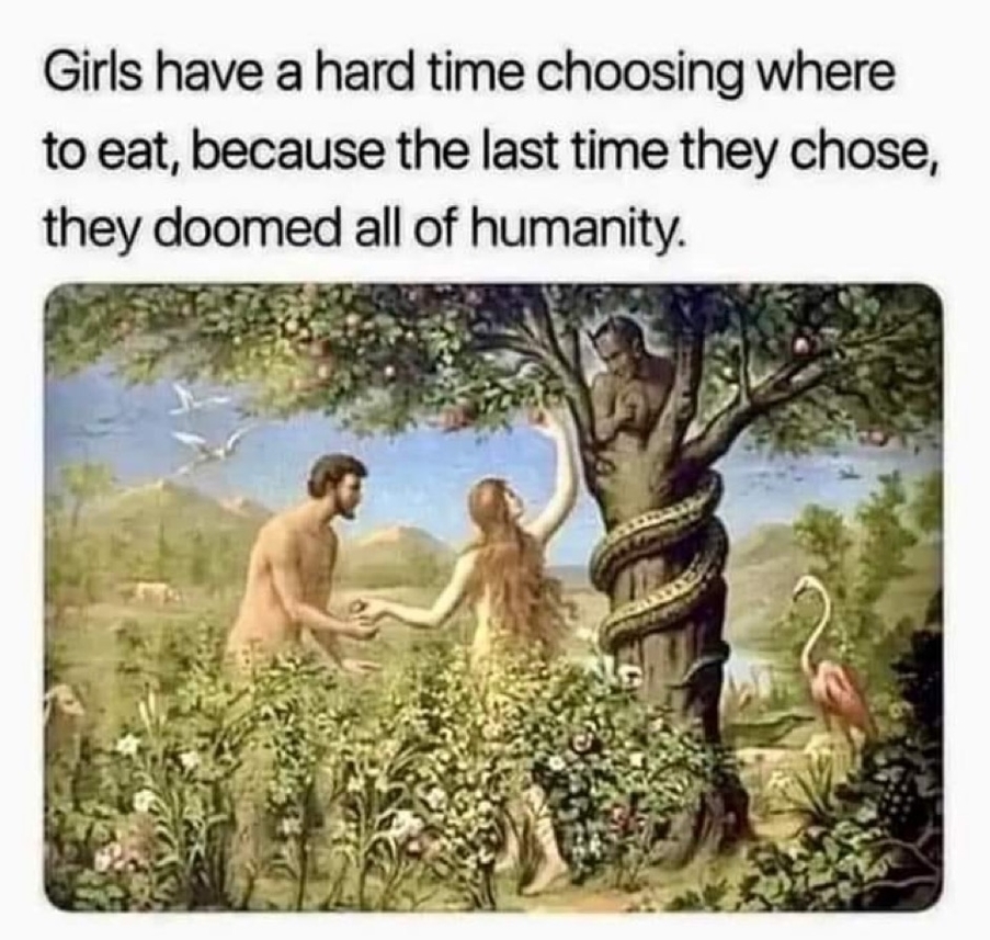 Girls have a hard time choosing where to eat