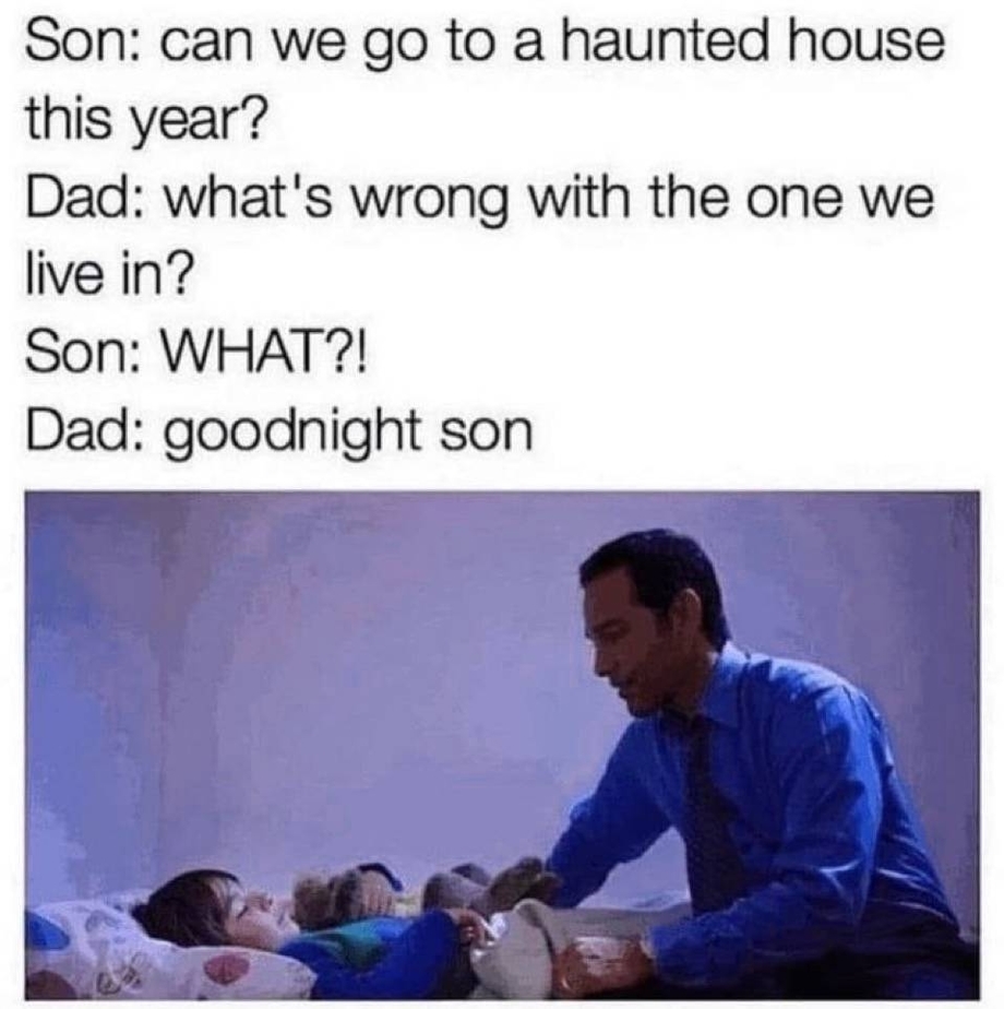 Going to a haunted house