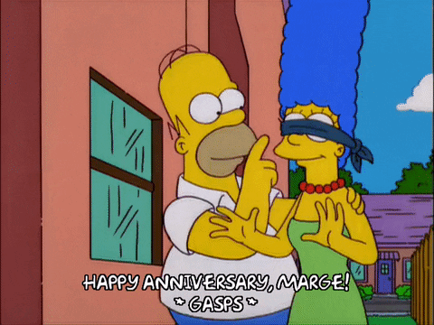 Happy Anniversary Simpsons Gif