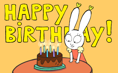 Happy Birthday Celebration GIF By Simon Super Rabbit