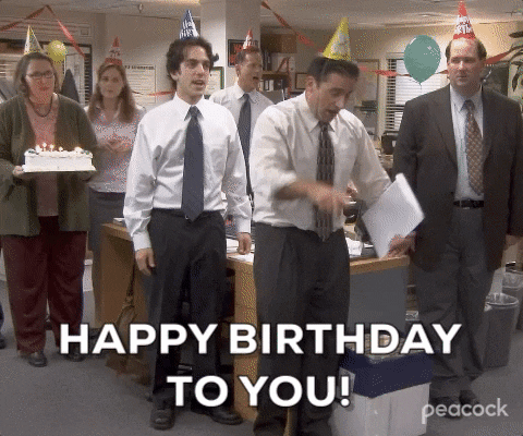 Happy Birthday the Office Gif