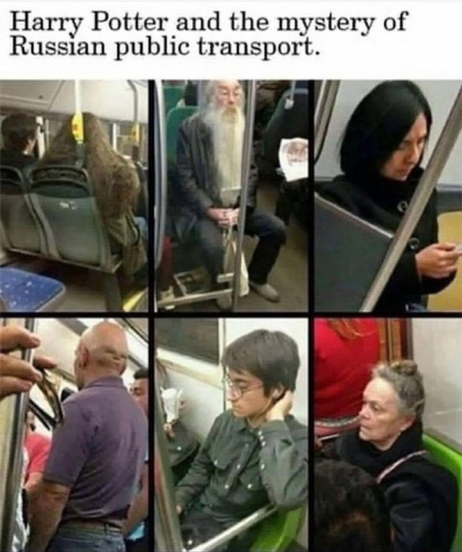Harry Potter and the mystery of Russian public transport