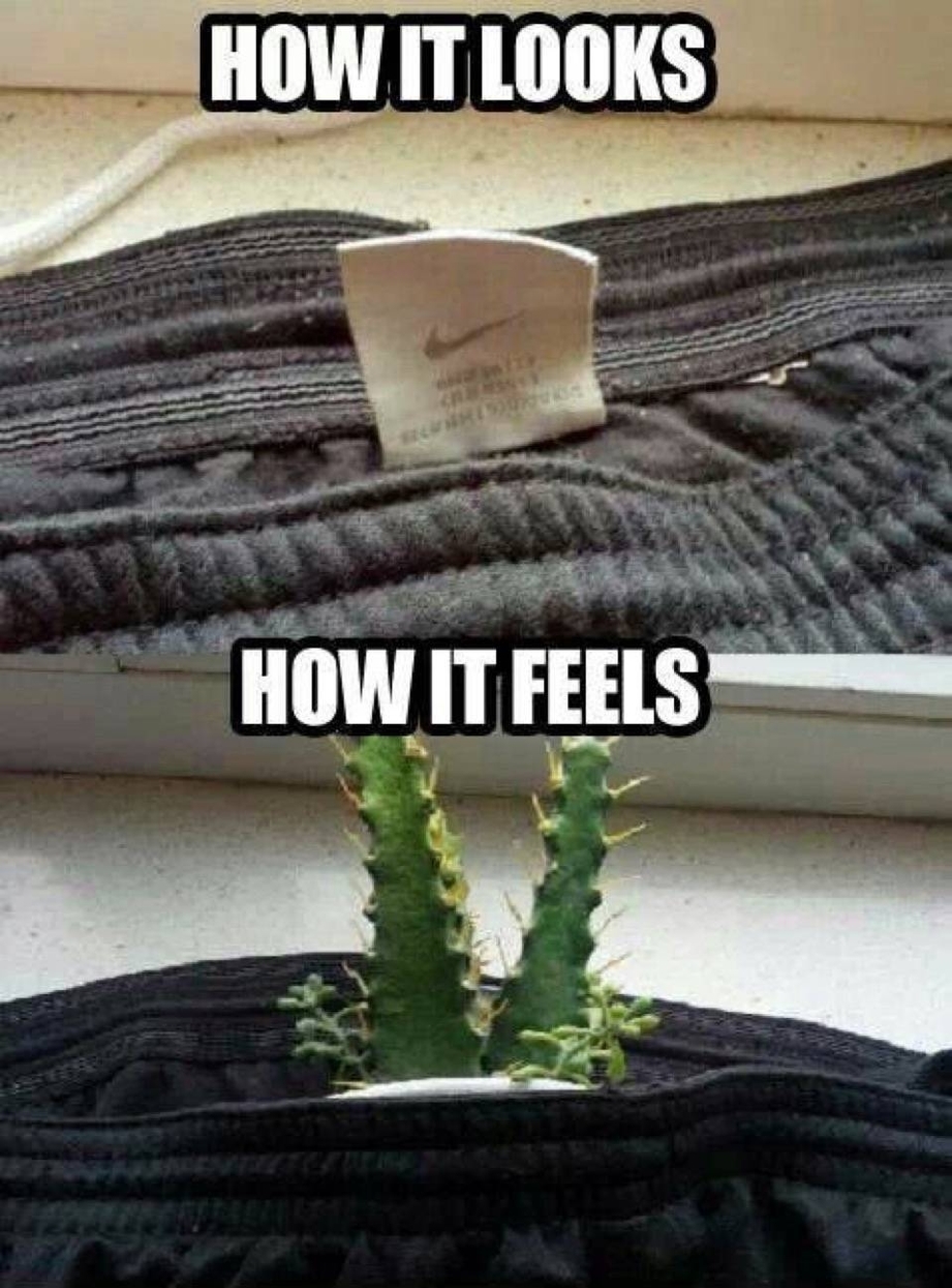 How it looks vs. hot it feels