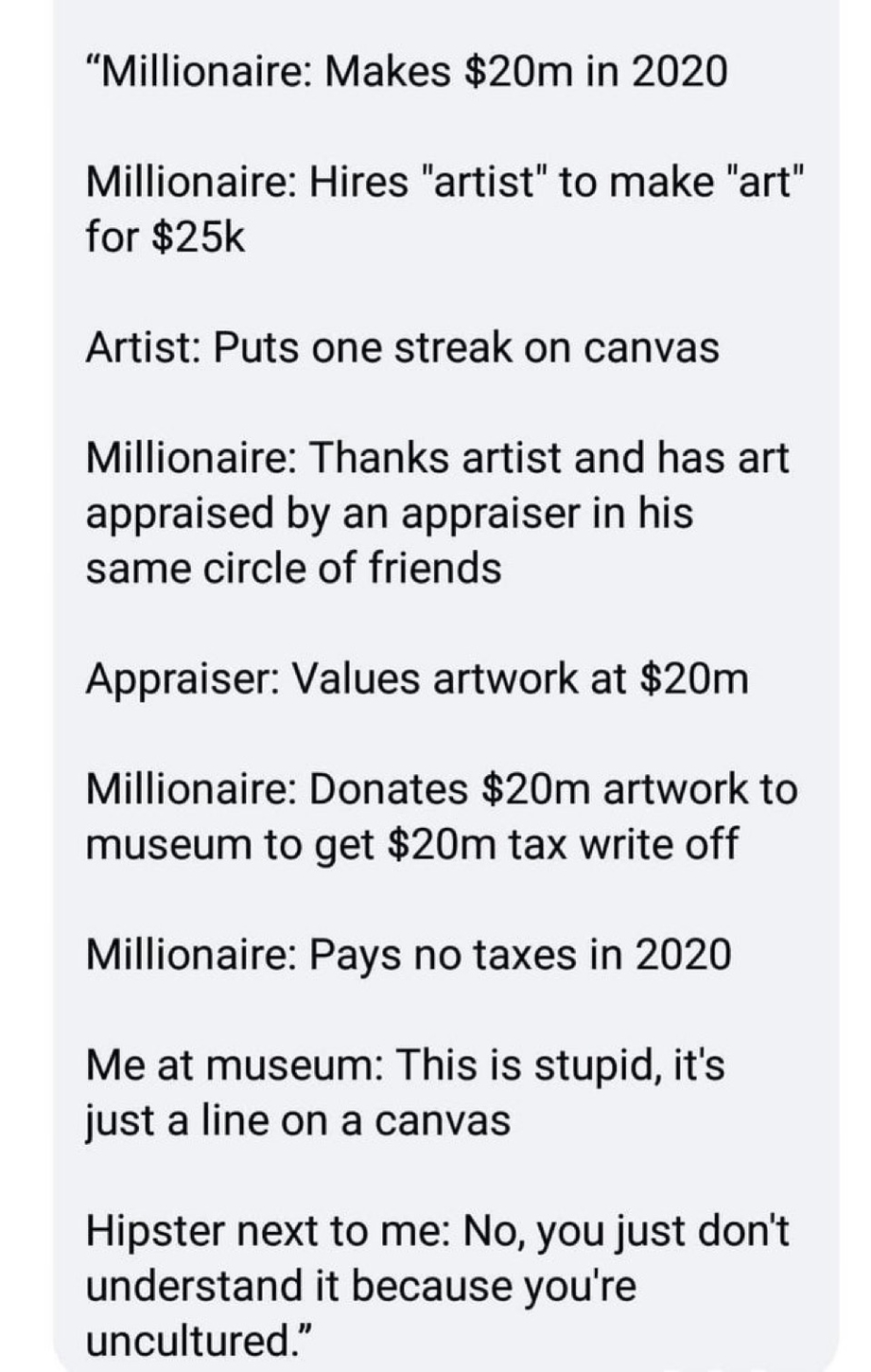 How rich evade taxes with art