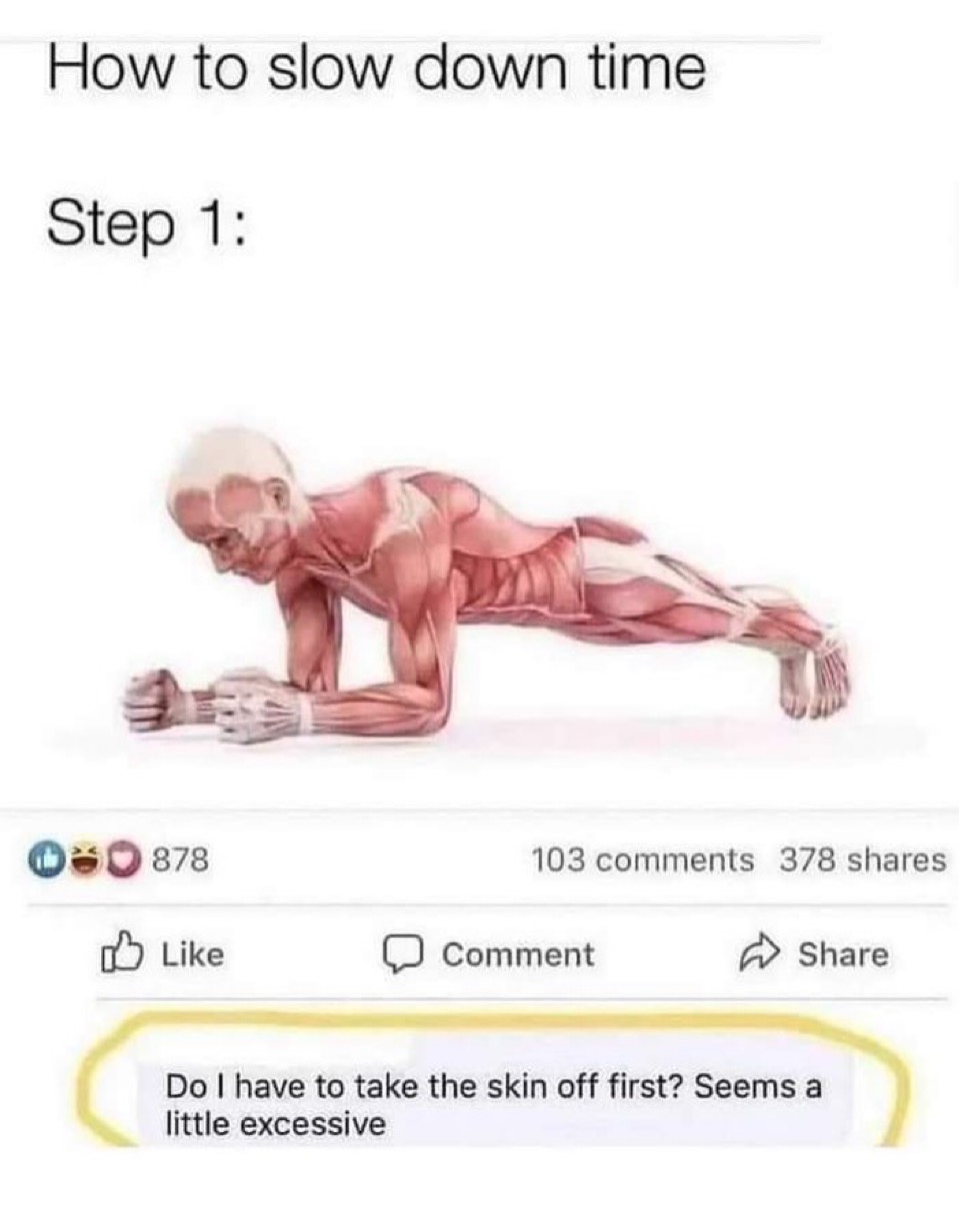 How to slow down