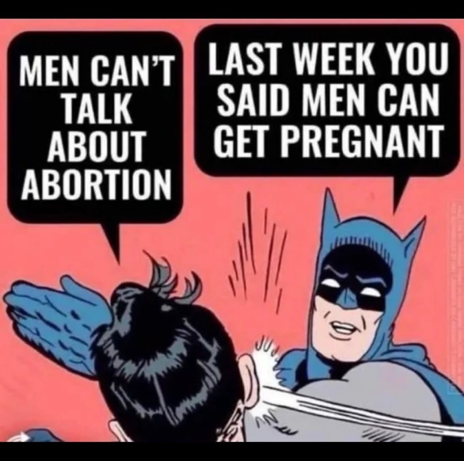 Men cant talk about abortion