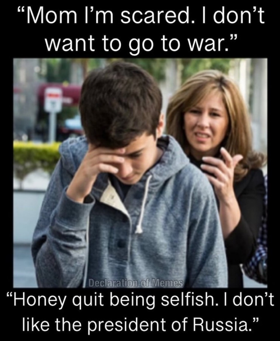 Mom I dont want to go to war