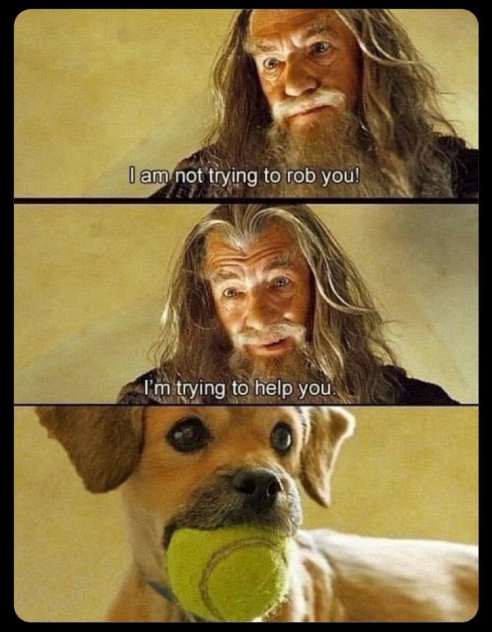 Not trying to rob you