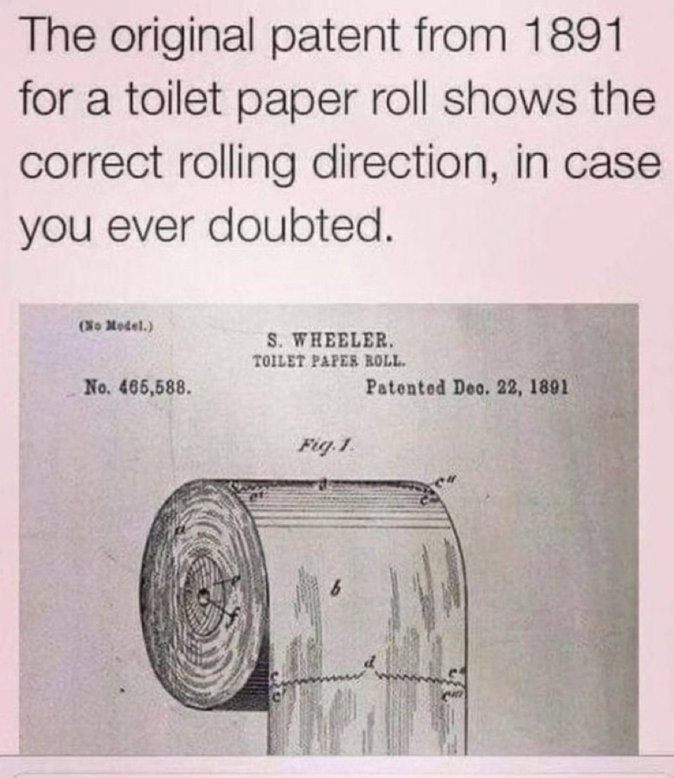 Original toilet paper roll