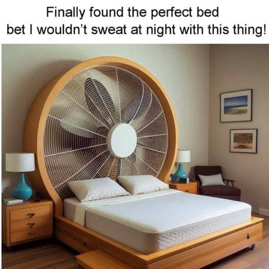 Perfect bed for night without sweat
