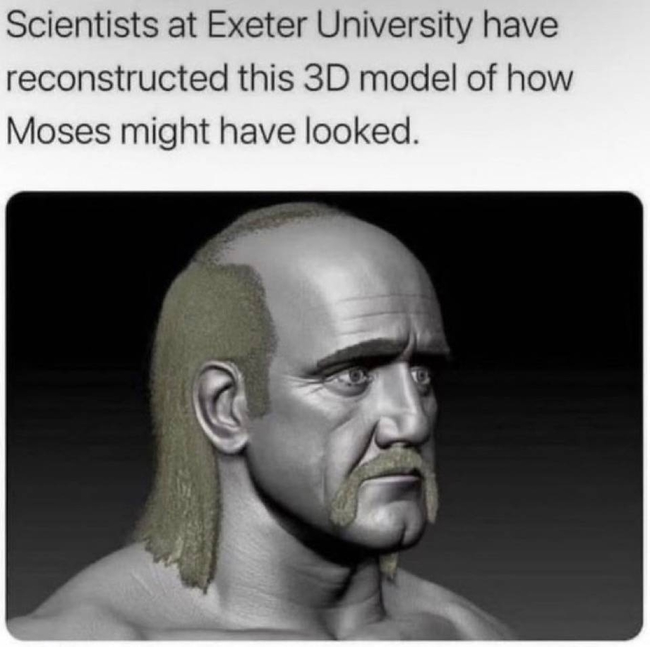 Scientists reconstructed what Moses looked like