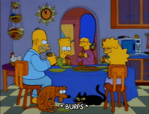 Simpsons Family Dinner