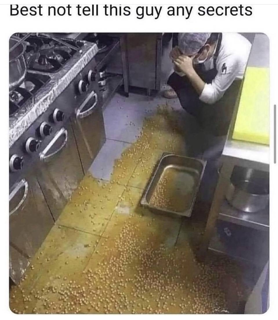 Spilling the beans guy