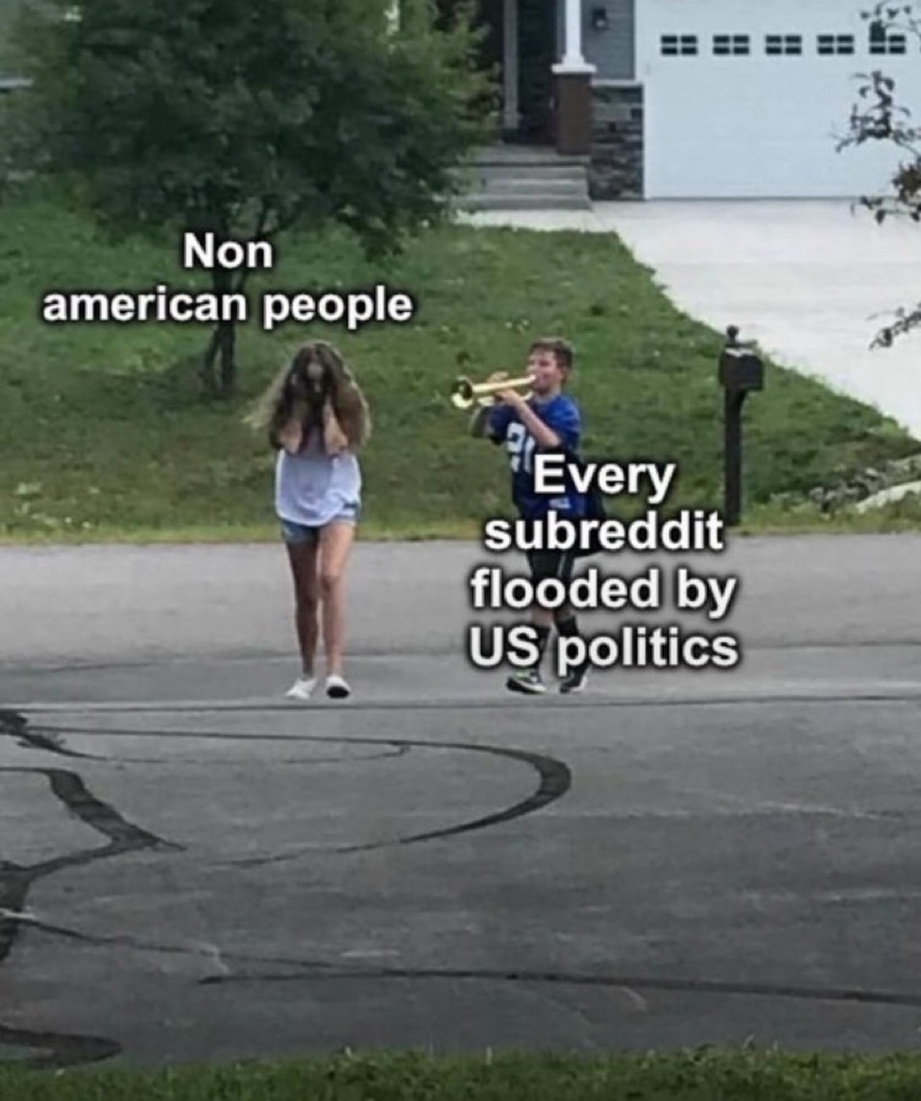 Subreddit flooded by US politics