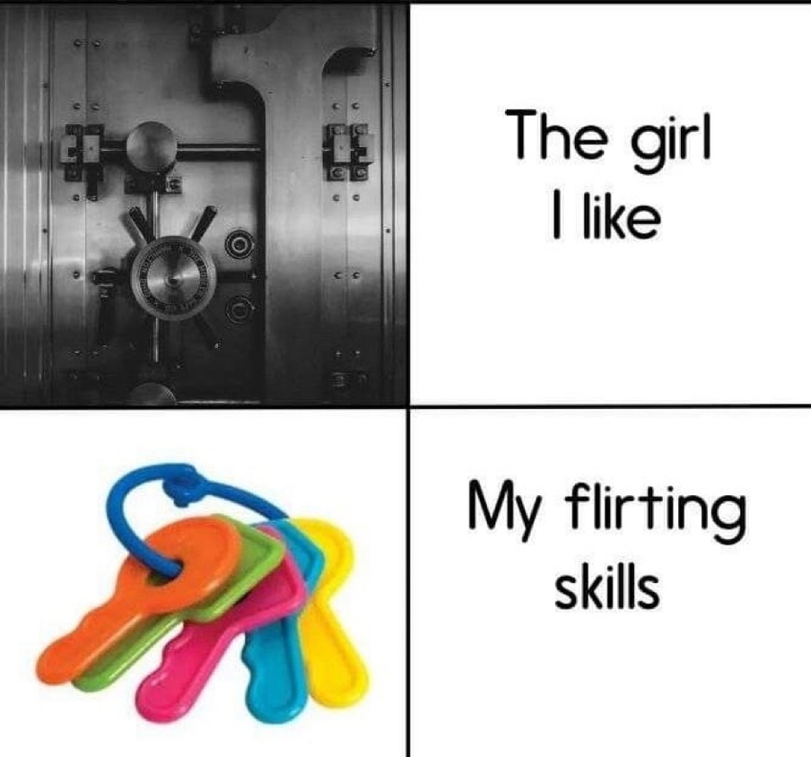 The girl i like vs. my flirting skills