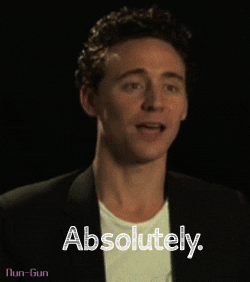 Tom Hiddleston Absolutely Yes Gif