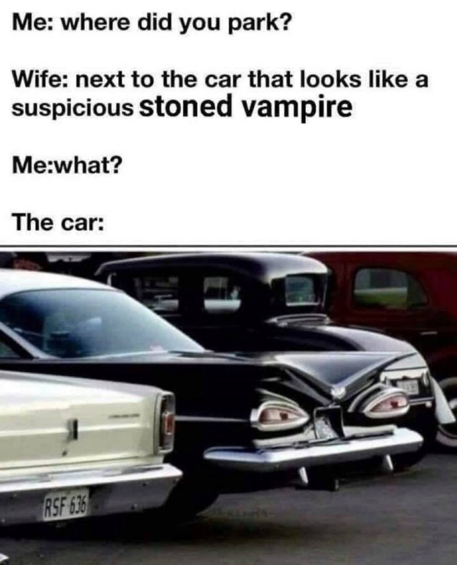 Where did you park your car meme