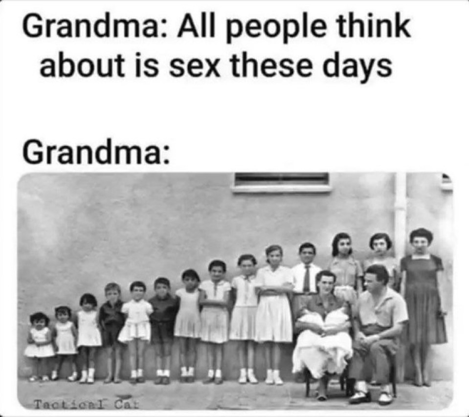 All people think about is sex