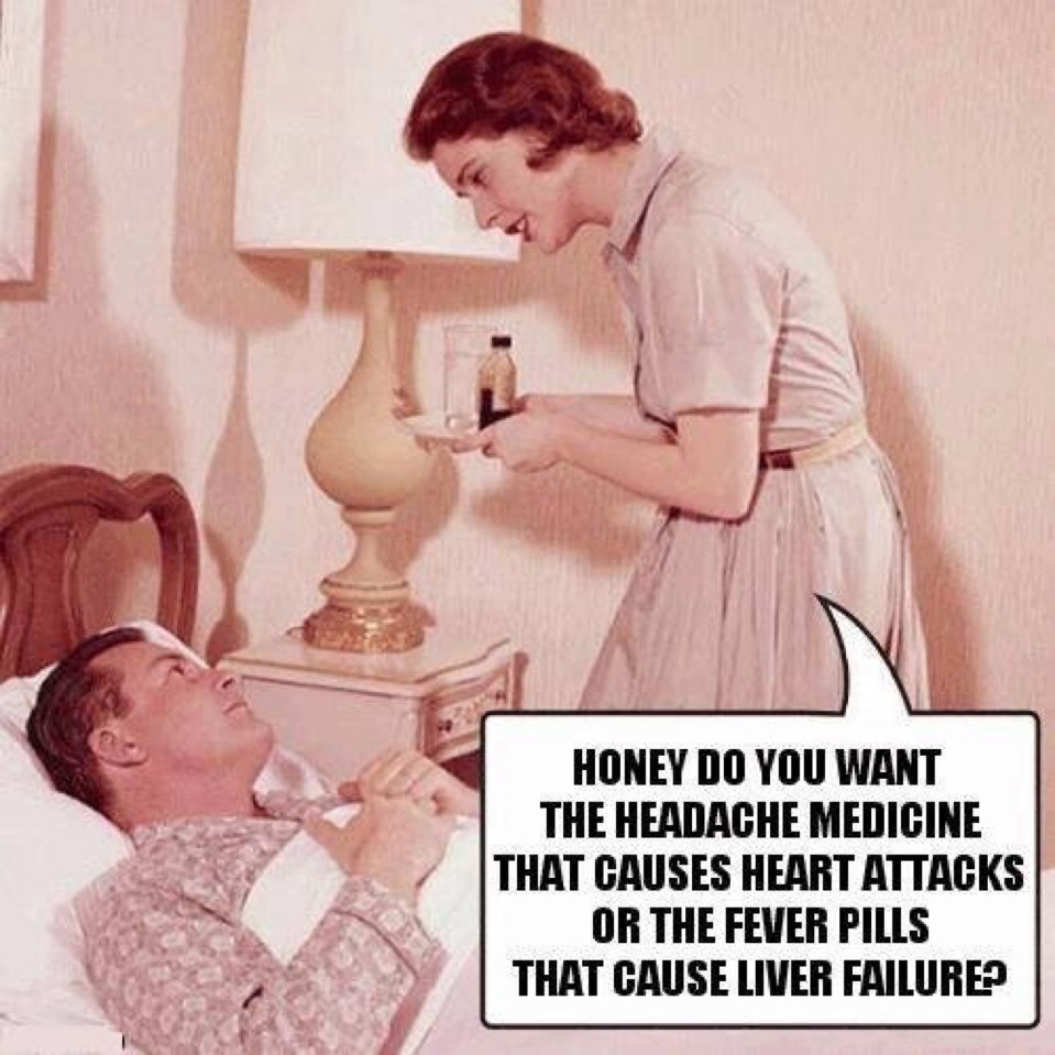 Headache medicine meme