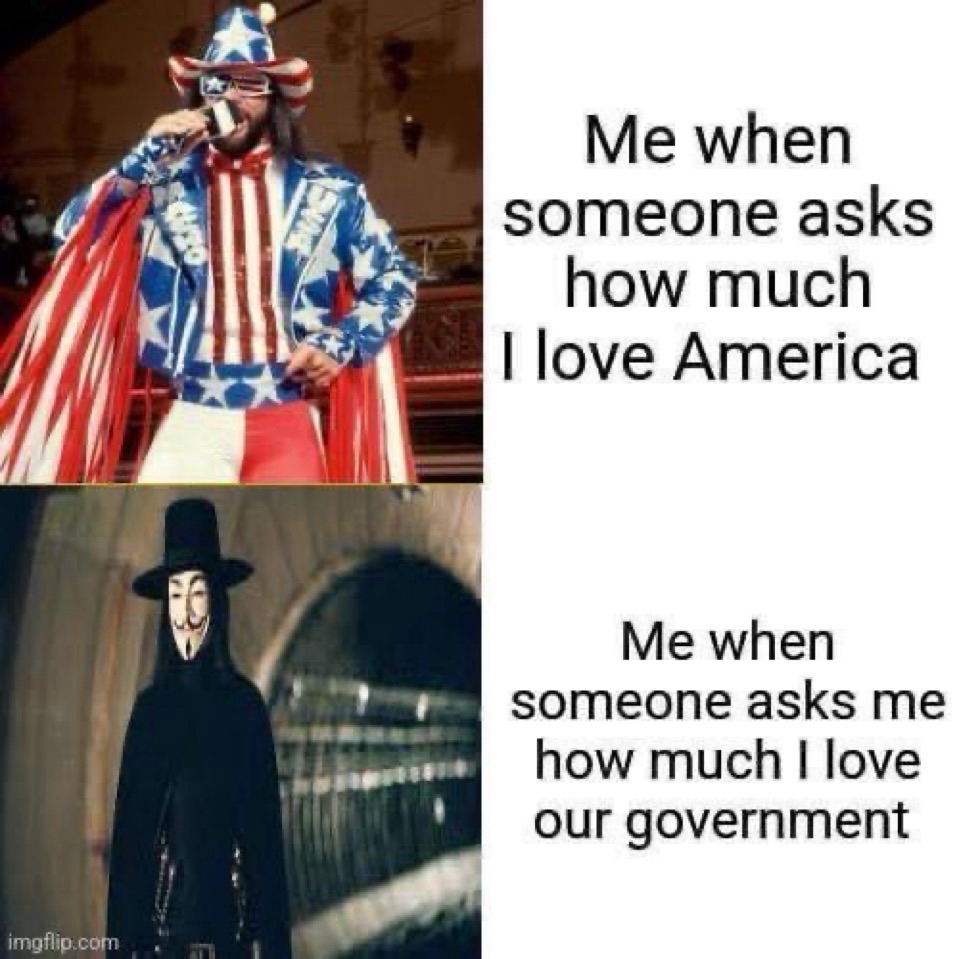 How much i love america meme