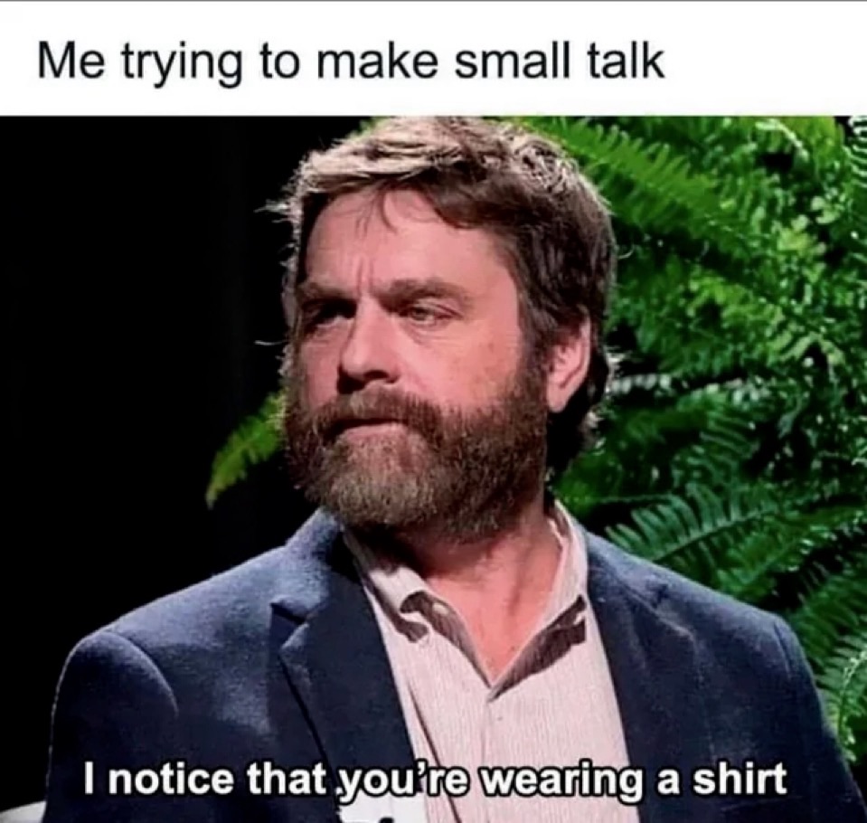Small talk meme
