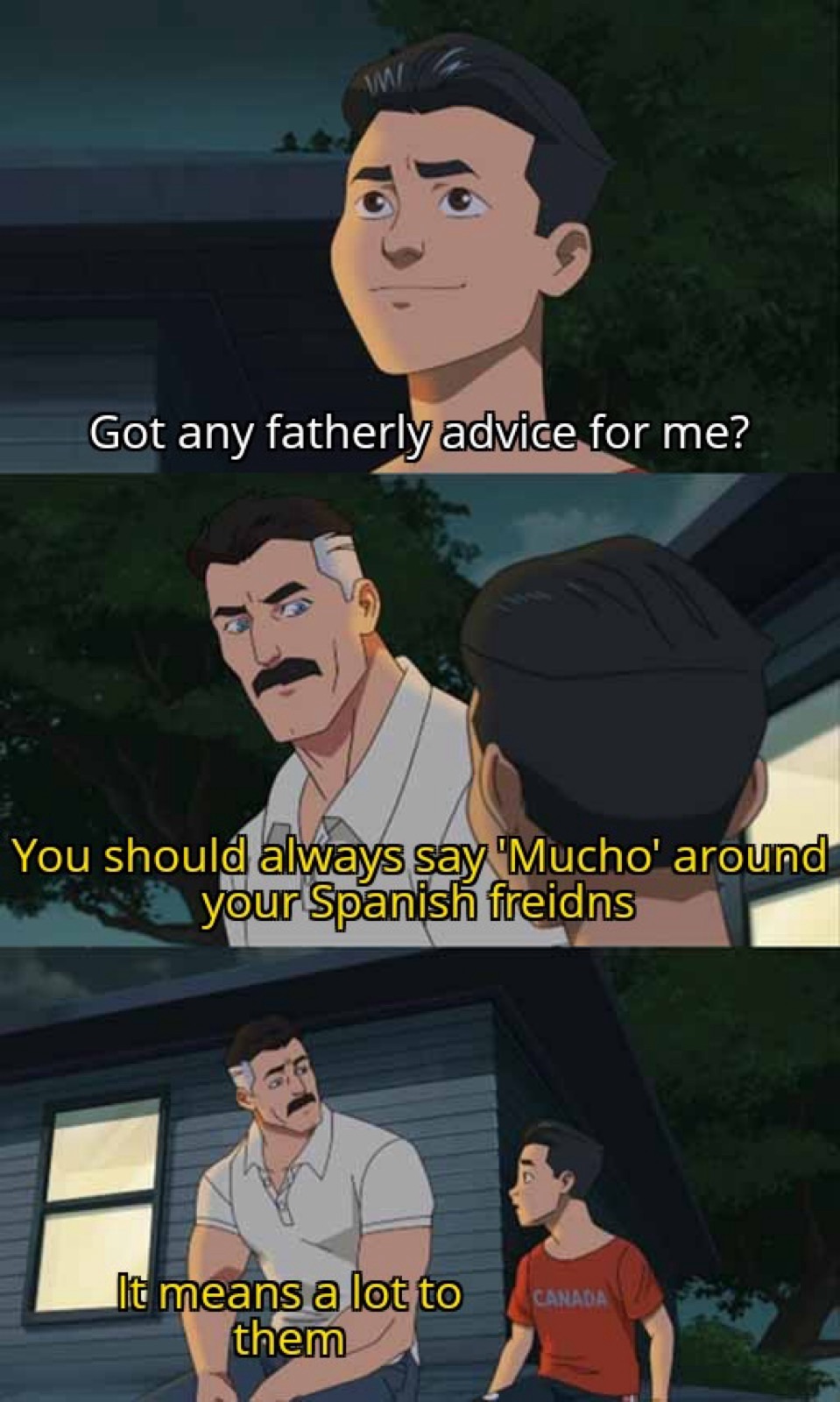 Speaking spanish meme