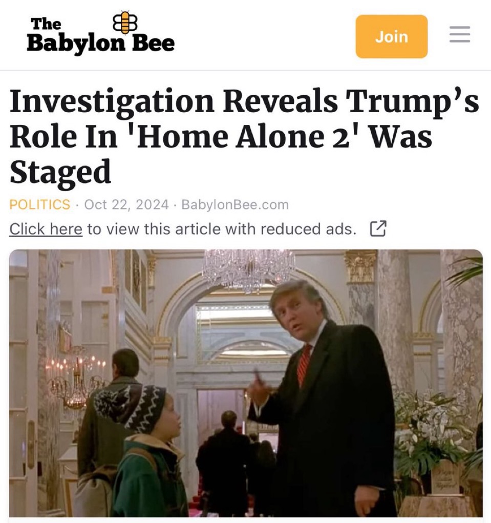 Trump home alone meme